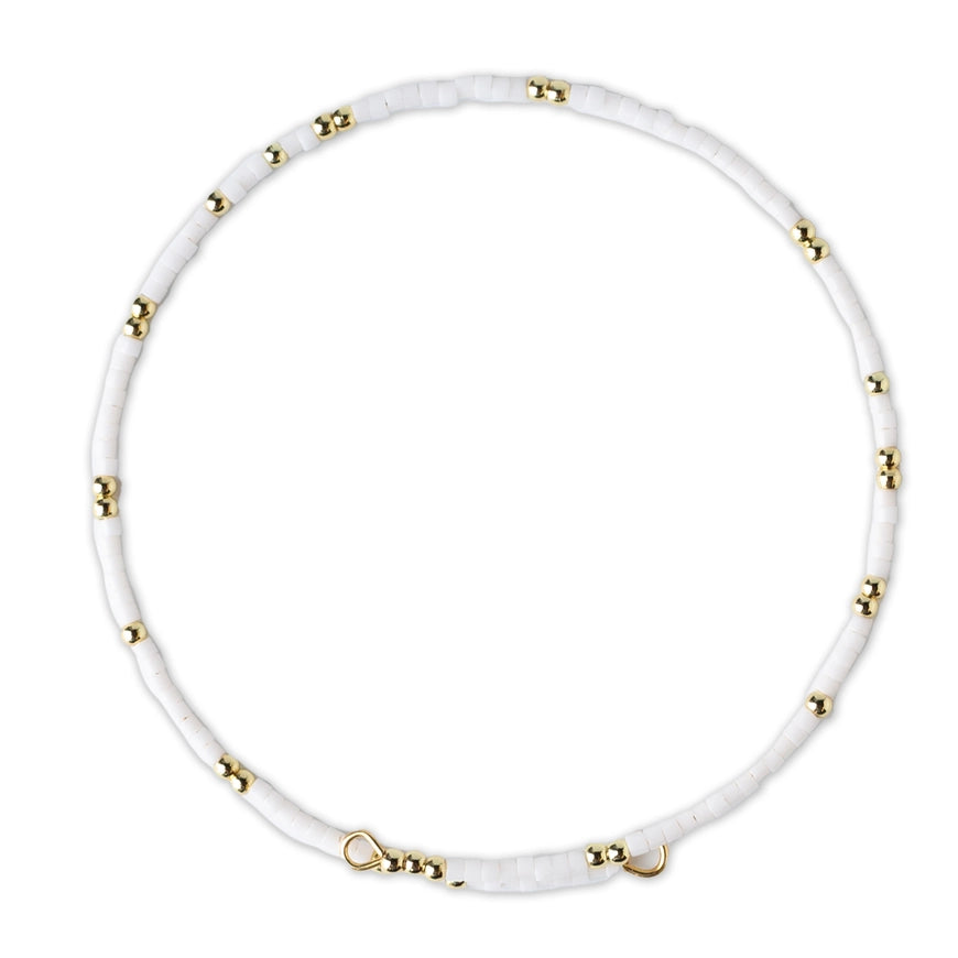 Confetti Bangle - White