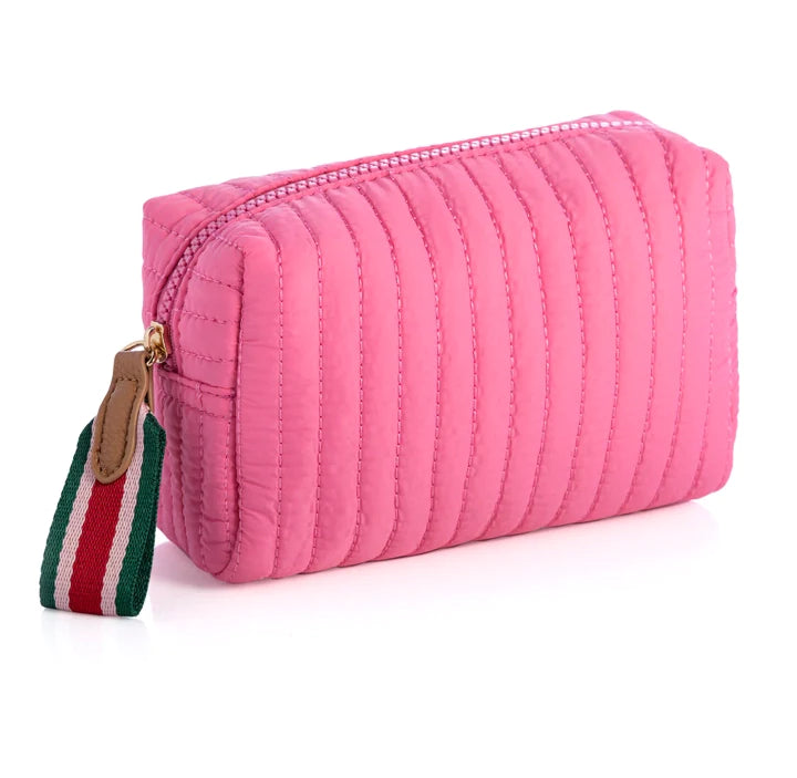 Ezra Small Boxy Cosmetic Pouch - Pink