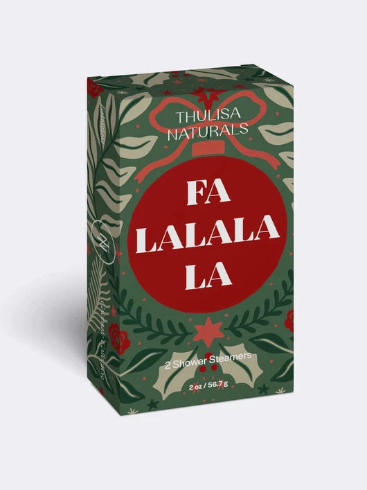 Falalalala Shower Steamers - 2 pack - Bergamot + Plum