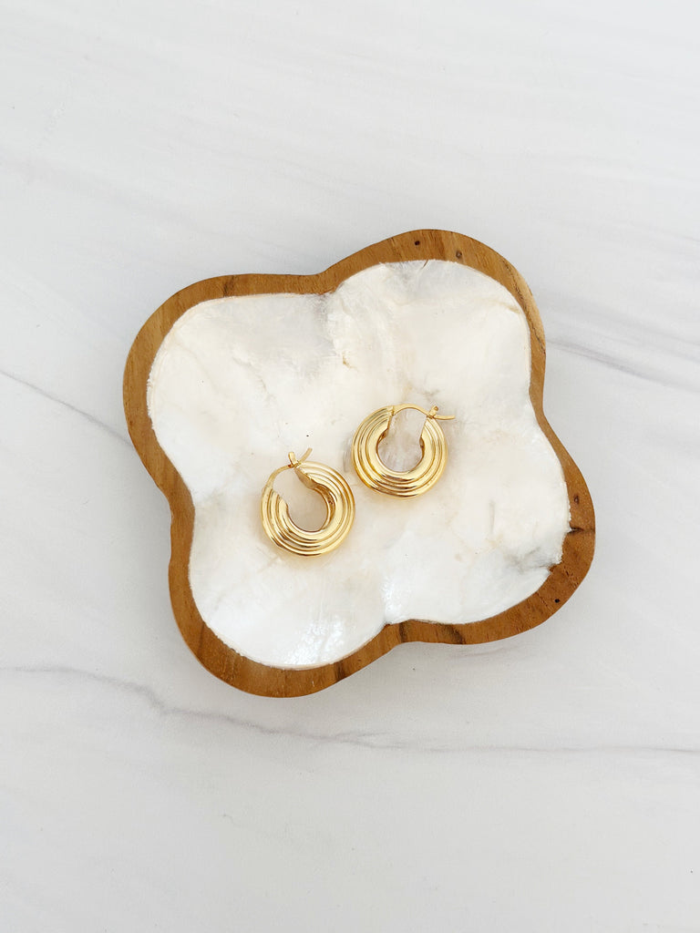 Balinese Flower Shell Tray