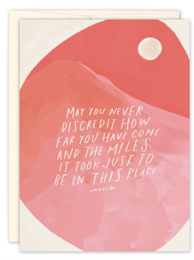 Never Discredit Birthday Card