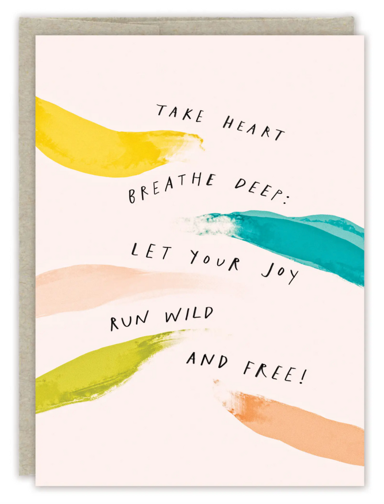 Run Wild And Free Blank Card