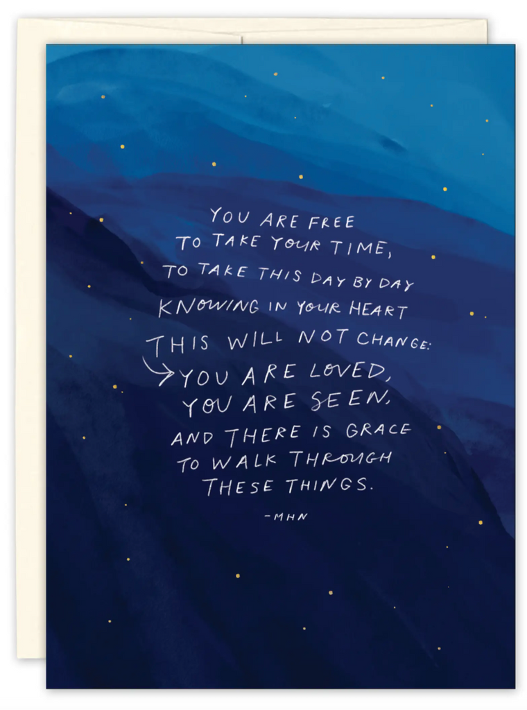 You Are Free Encouragement Card