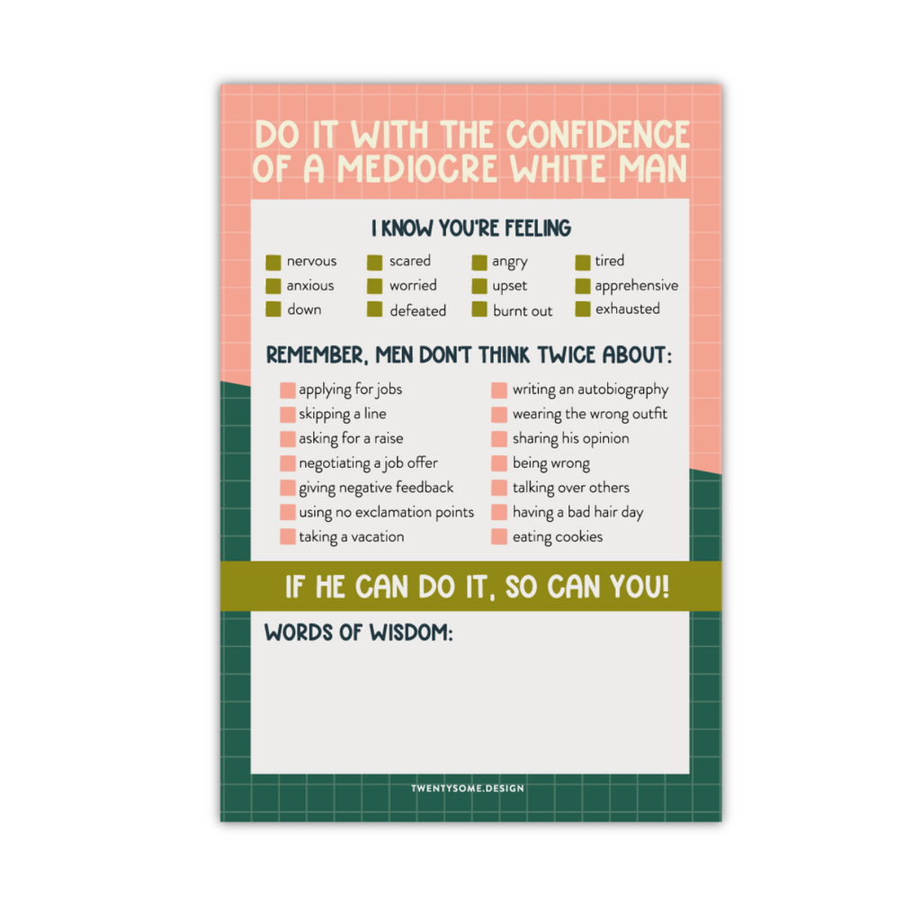 Mediocre White Man Notepad