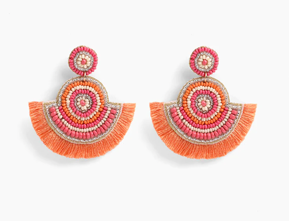 Sunburst Embellished Earrings