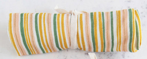 Cotton Printed Baby Swaddle – Striped