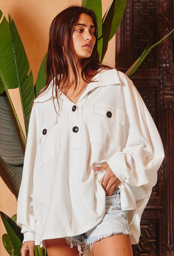 Florence Top -- Ivory