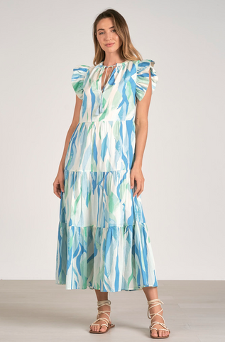 Amalfi Dress -- Azure