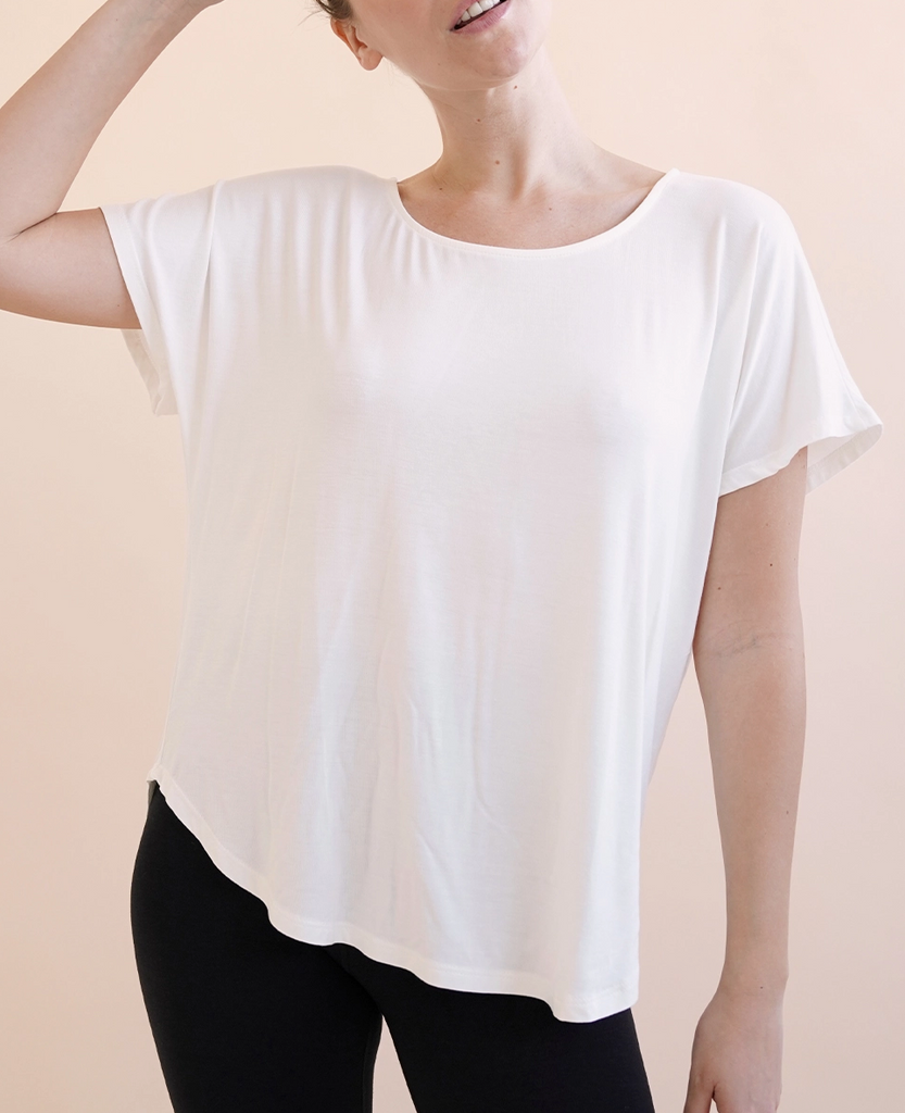 Morgan Tee -- Ivory