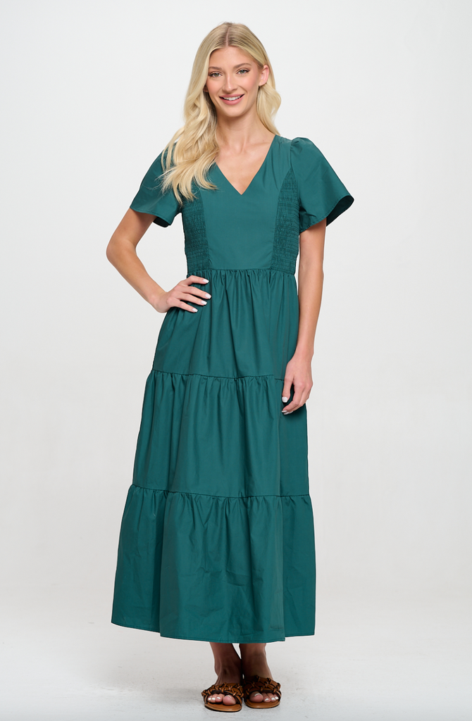 Hunter Dress -- Green