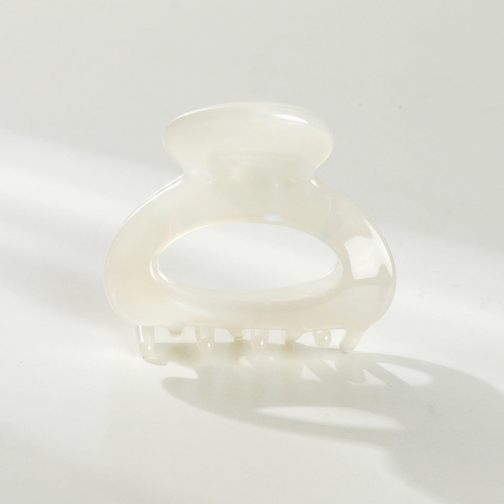 Lucie Mini Bubble Clip - Pearl