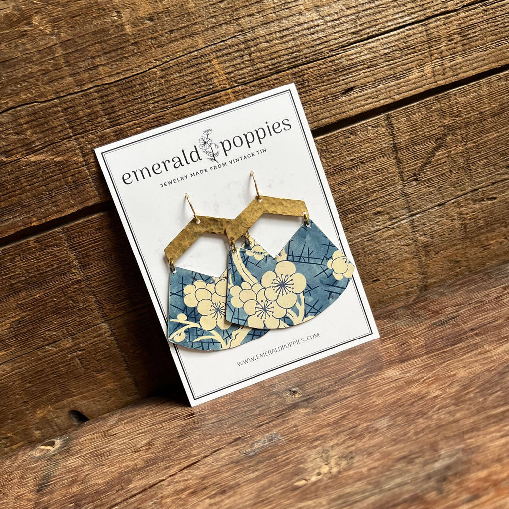 Santorini Chevron Swing Earrings