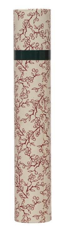 Fireplace Safety Matches in Tube Matchbox - Botanical Pattern #2