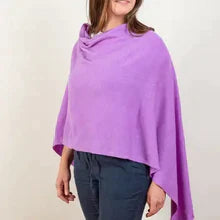 Clutch Poncho - Purple Orchid