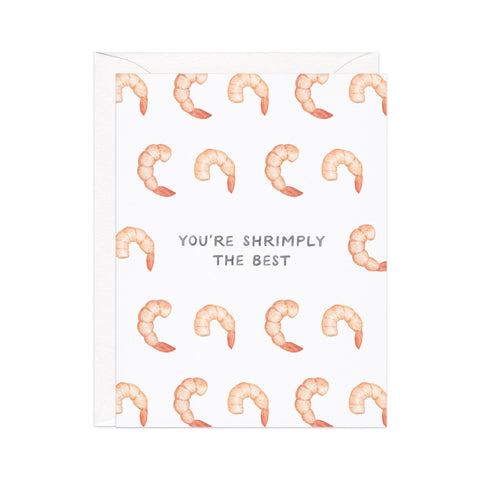 Shrimply the Best - Friendship Card