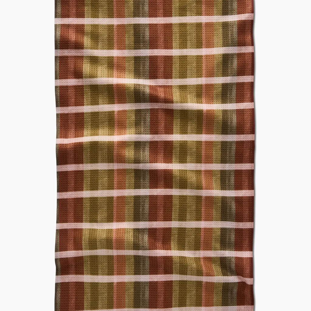 Fall Harvest Stripes Tea Towel