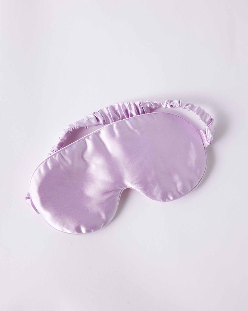 Satin Sailor Sleep Mask - Lilac