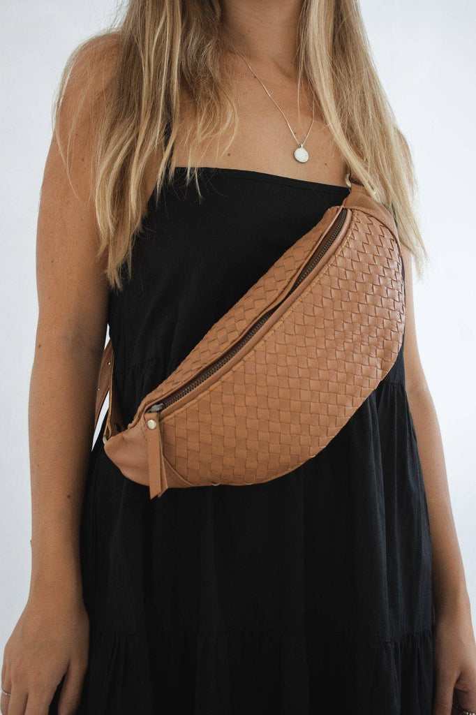 Atlas Woven Bag - Tan