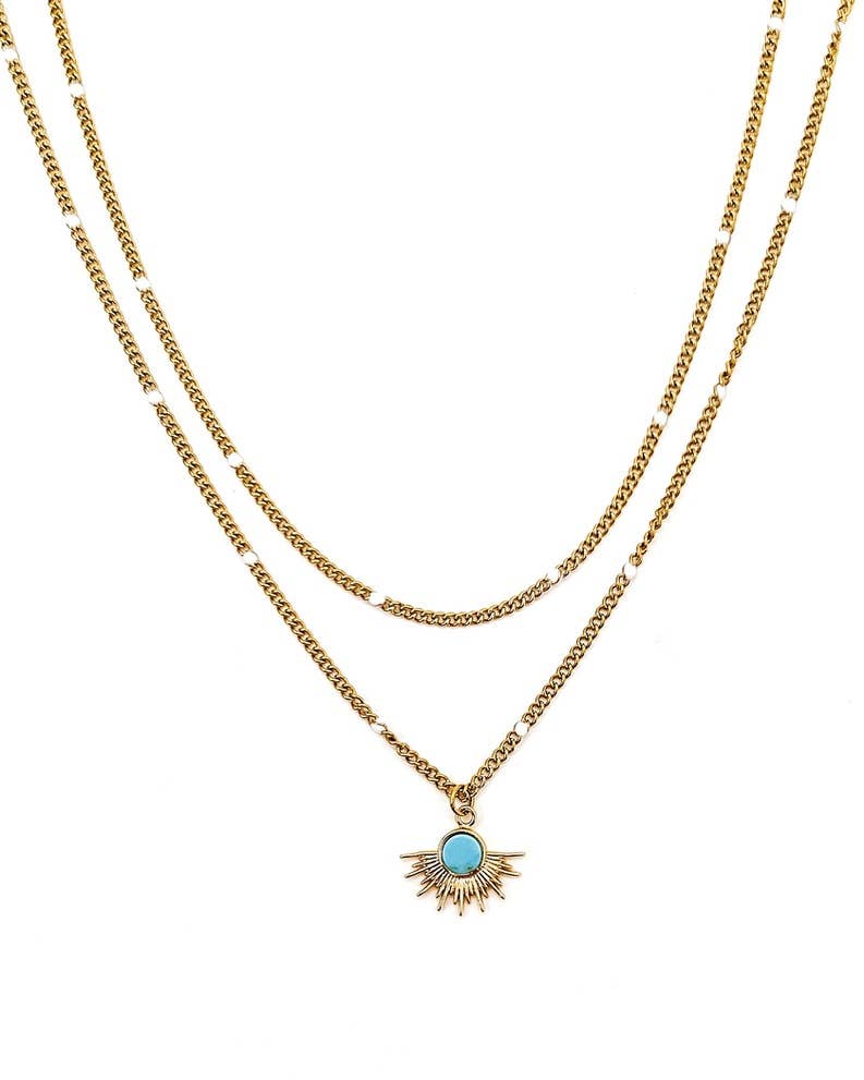 Sarina Turquoise Necklace