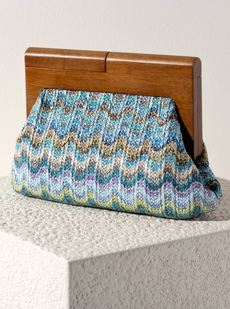 Bianca Clutch - Blue