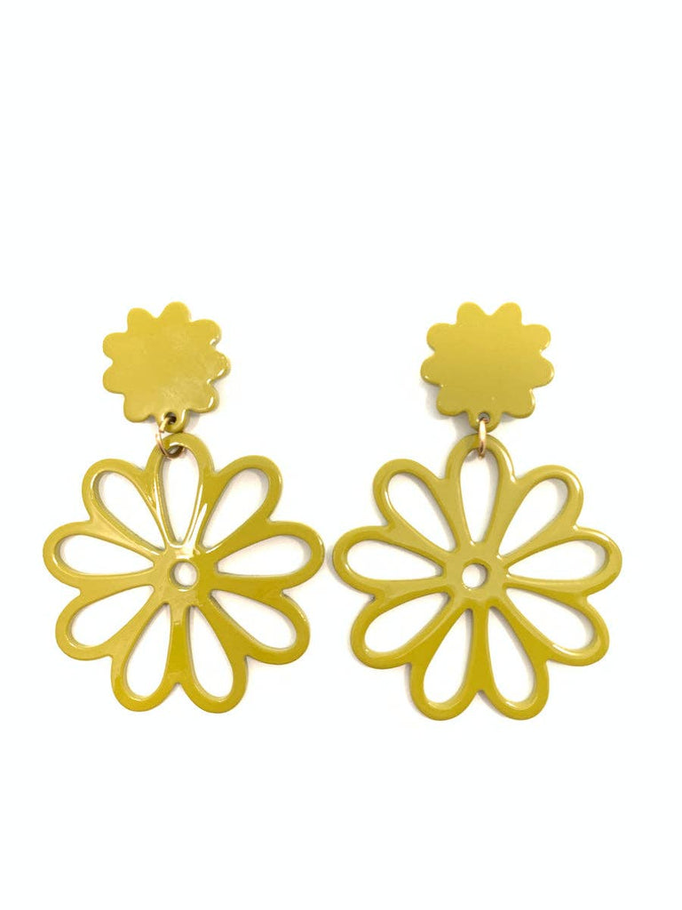 Dahlia Earrings - Sweet Olive