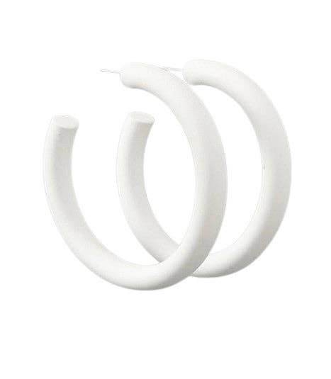 White Matte Everyday Hoop