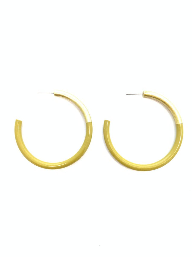 Large Liz Hoops - Sweet Olive