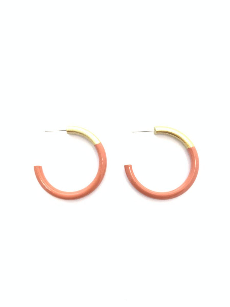 Medium Liz Hoops - Clay