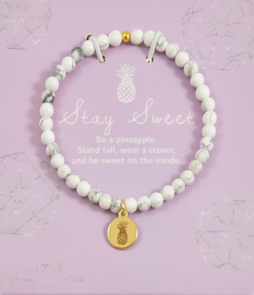 Stay Sweet Bracelet - Howlite