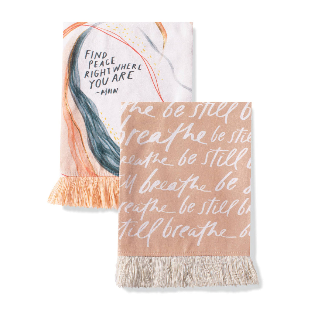 Tea Towel Set of 2 - Find Peace