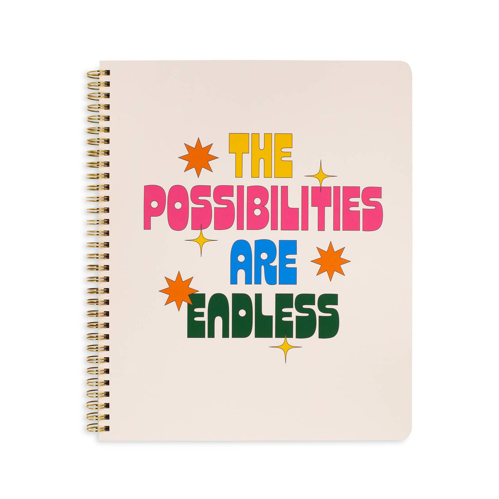 Rough Draft Large Notebook (The Possibilities Are Endless)