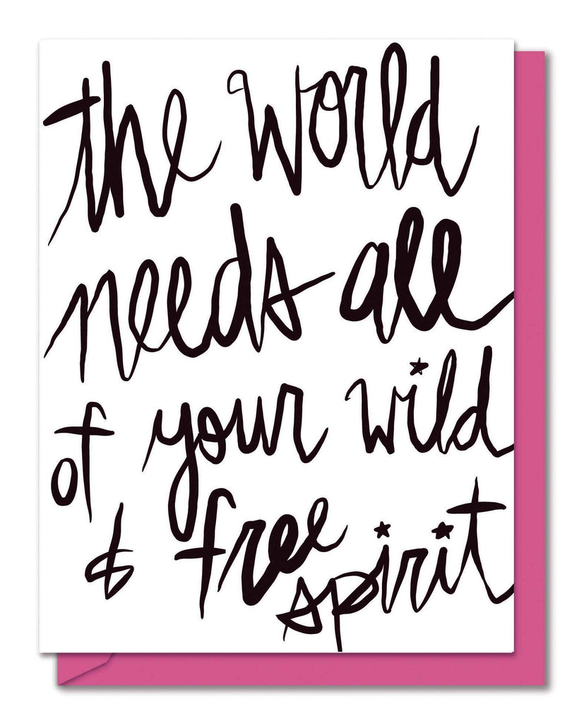 Wild & Free - Greeting Card