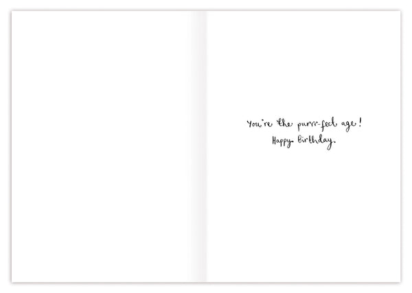 Cats You're How Old? Birthday Card