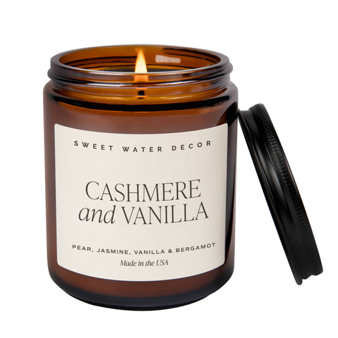 Cashmere and Vanilla Soy Candle - 9 oz