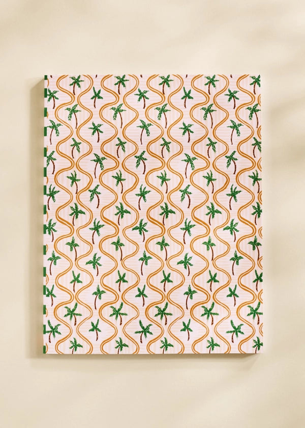 Sunset Palms Lined Journal