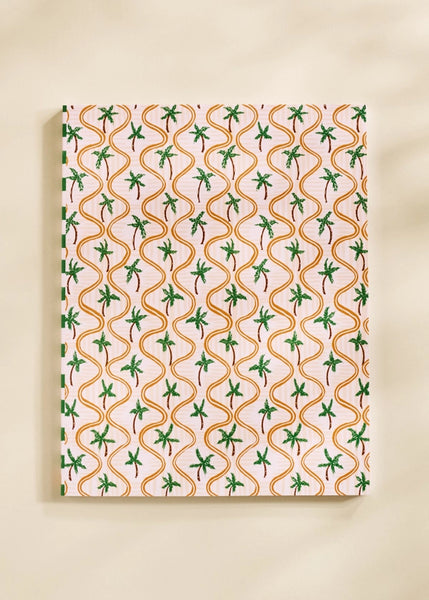 Sunset Palms Lined Journal