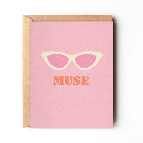 Muse - Pink Best Friend Card