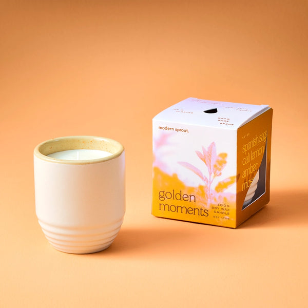 Garden Vibes Candle / Planter - Golden Moments