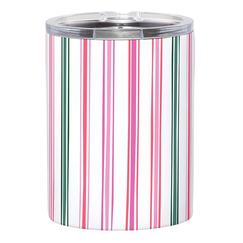 Stainless Steel Tumbler - Holiday Stripe