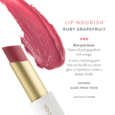 Lip Nourish™ Lipstick - Ruby Grapefruit