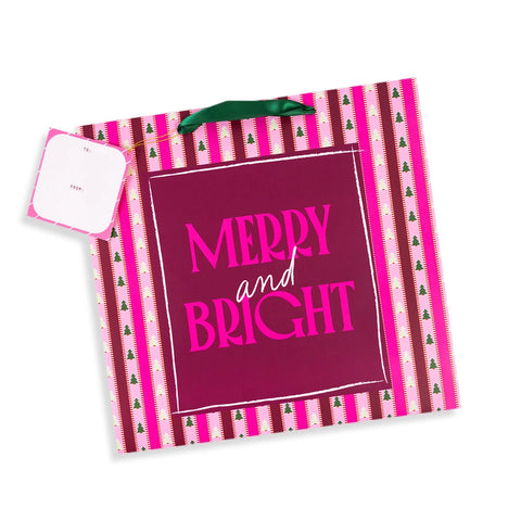 Merry & Bright - Large Gift Bag