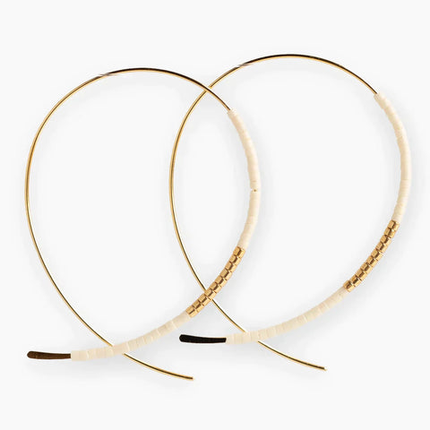 Norah Earrings - Ivory