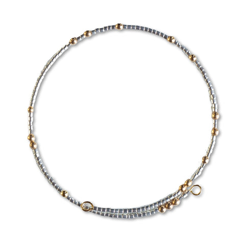 Confetti Bangle - Silver