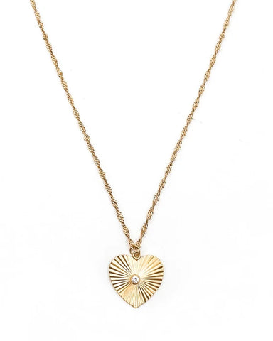 Agatha Diamond Heart Necklace