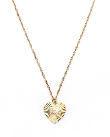 Agatha Diamond Heart Necklace