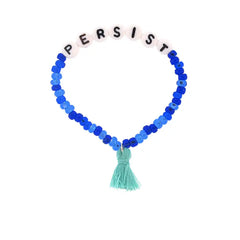 Handmade Persist Beaded Stretch Bracelet