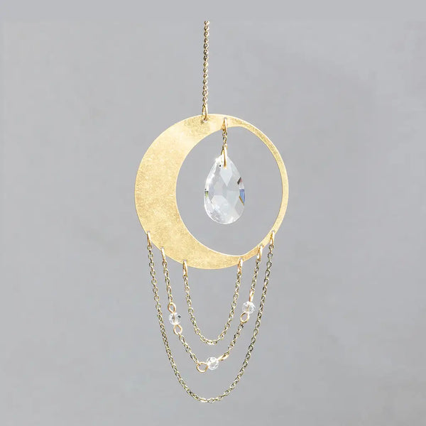 Mini Suncatcher - Crescent Moon/Balance