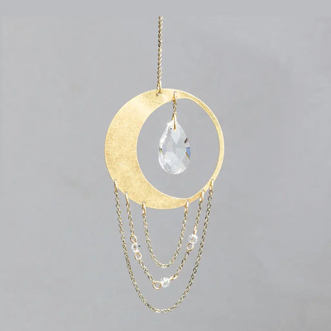 Mini Suncatcher - Crescent Moon/Balance