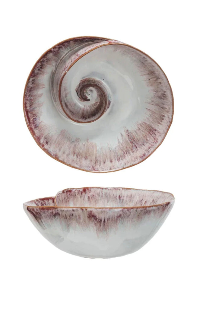 Stoneware Nautilus Bowl