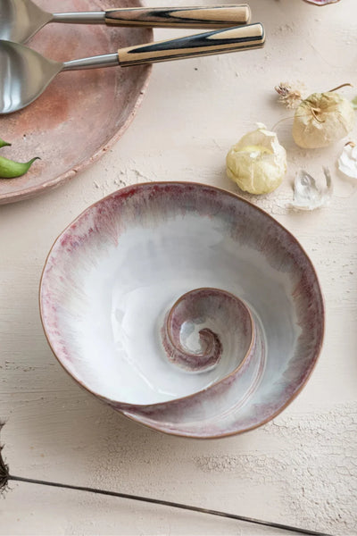 Stoneware Nautilus Bowl